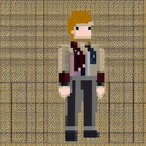 Prompt: michael c hall in final fantasy, pixel art, final fantasy, high quality - n 9