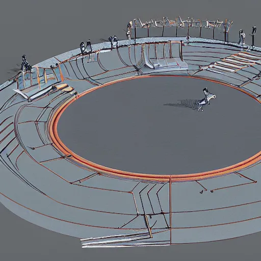 Prompt: blueprint for a public sculpture in a roundabout, very detailed draft,-n6