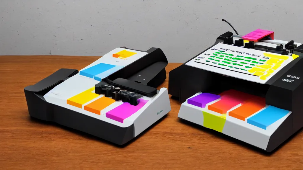 Image similar to cmyk risograph print unemotional drop synthesizer