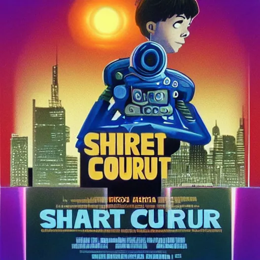 Prompt: short circuit movie poster