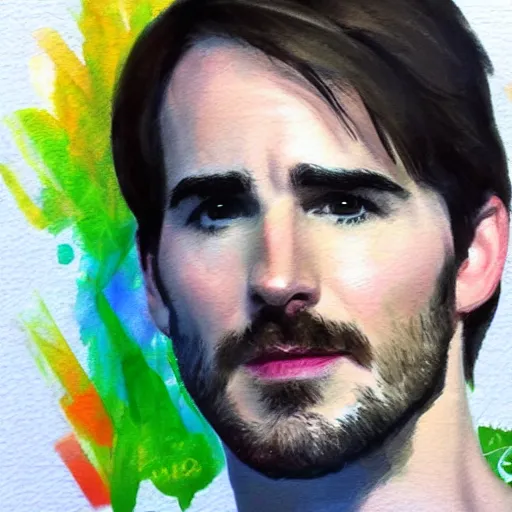 Prompt: colin o'donoghue impressionist portrait