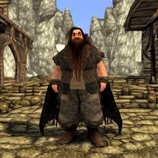 Image similar to ps 1 hagrid skyrim npc