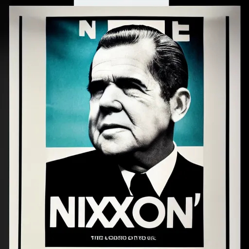 Prompt: nixon's the one poster