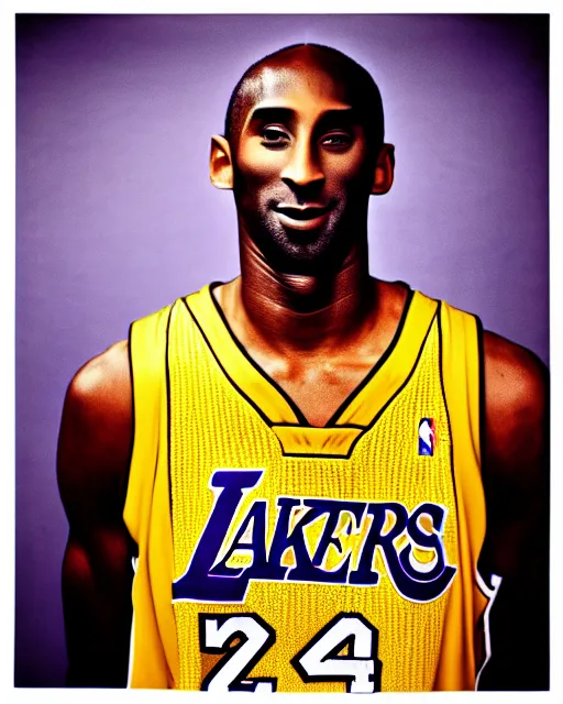 Image similar to portrait of kobe bryant, wrinkled, 7 0 years old, wearing lakers jersey, photography by steve mccurry, 1 5 mm lens, trending on artstation