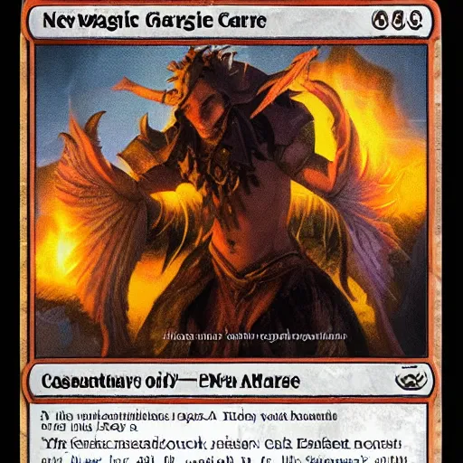 Image similar to new magic the gathering card