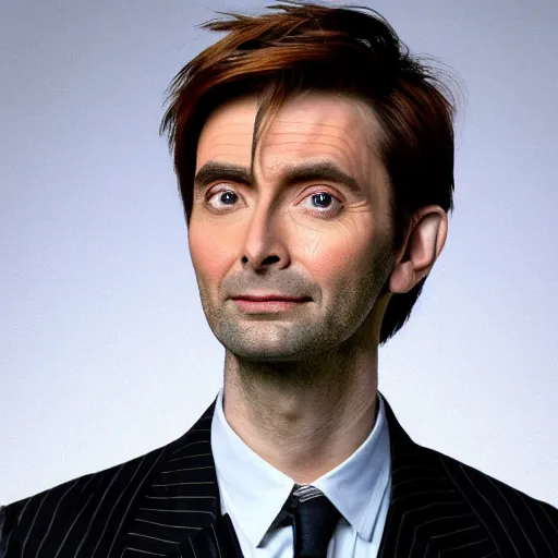 Image similar to david tennant mixed with jodie whittaker