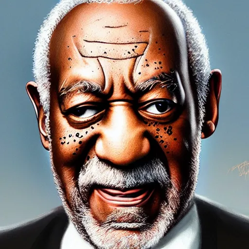 Image similar to Portrait of Bill Cosby made by stanly artgerm lau, wlop, rossdraws, james jean, andrei riabovitchev ,marc simonetti