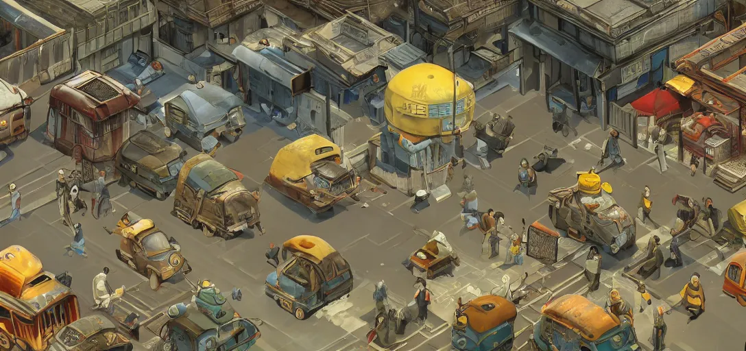 Prompt: Isometric gameplay of Fallout China