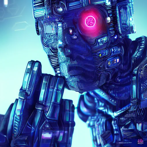 Prompt: artificial general intelligence as humanoid, cyberpunk artstyle, artstation, macro, highly intricate, vibrant, digital, wide shot, portrait, hd, cinematic, dramatic, ultra realistic, ultra detailed, 8 k, 4 k