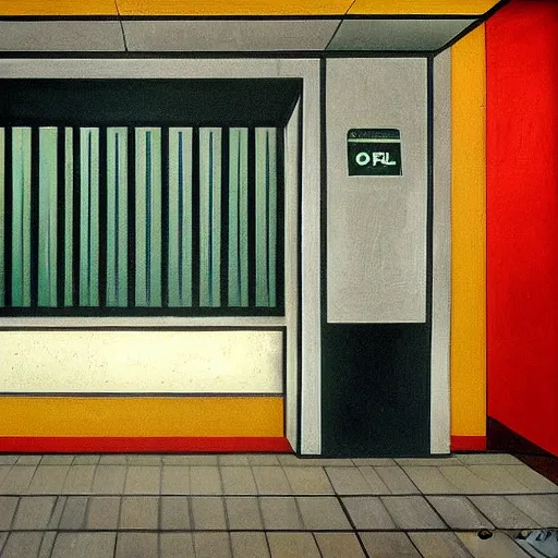 Image similar to subway exit, by o. louis guglielmi
