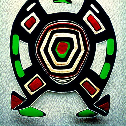 Image similar to turtle. pacific northwest coast, haida gwaii, formline, native art, tribal art, haida, clean, haida, haida