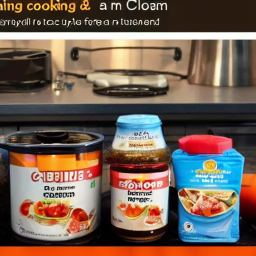 Image similar to a cooking product that's an obvious scam