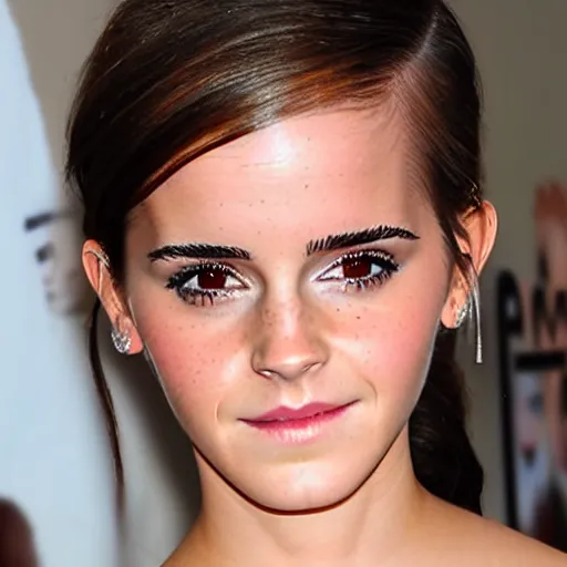 Image similar to emma watson mixed with kim kardashian