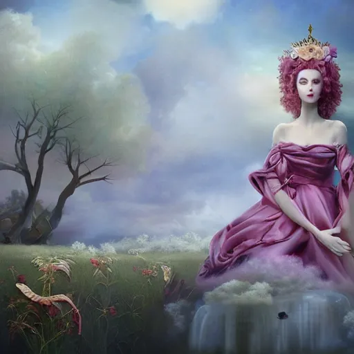 Image similar to scene of hope landscape by Natalie Shau, masterpiece