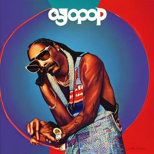 Prompt: snoop Dogg, the famous 80s jazz musician, album artwork, 80s jazz sty style