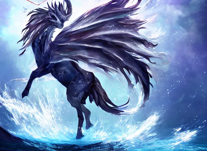 Image similar to champion splashart of river spirit animal