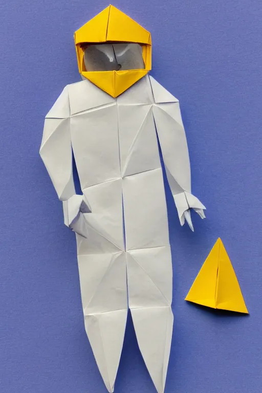 Image similar to origami astronaut