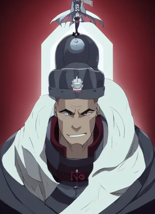 King Bradley from Fullmetal Alchemist Brotherhood with, Stable Diffusion