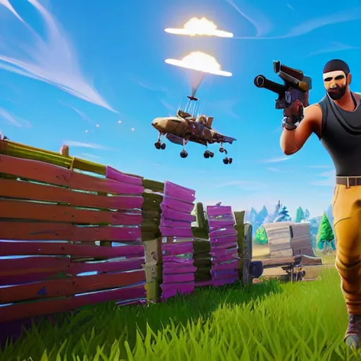 Prompt: Drake in Fortnite very detailed, full body shot 8K quality super realistic