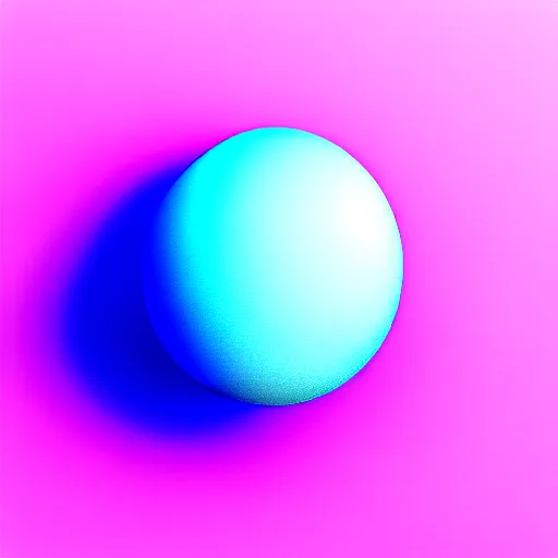 Image similar to 3 d render of a blob of light blue and pink on a white background, blender, pastel colors, minimalistic