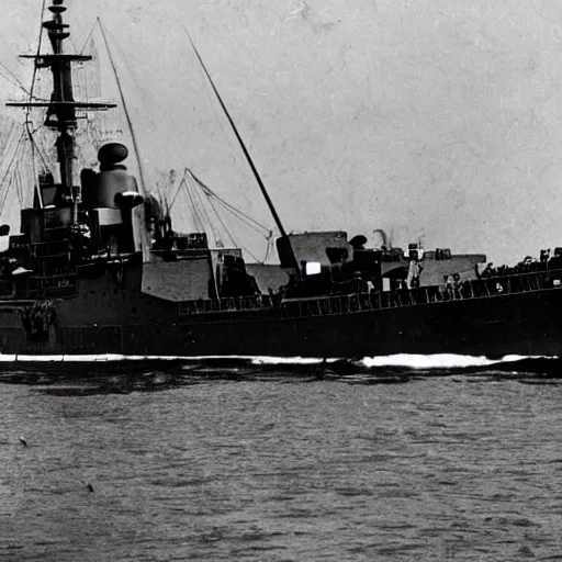 Prompt: hms dreadnought, 1 9 1 0 photo