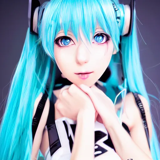 Prompt: hatsune Miku by wlop