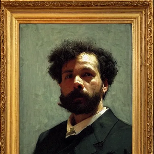 Image similar to self portrait of Ilya Repin