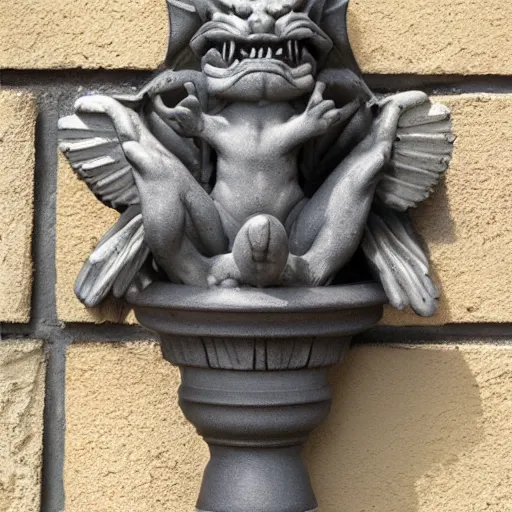 Image similar to a gargoyle downspout, product image