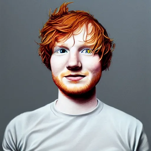 Image similar to ed sheeran portrait, Pixar style, by Tristan Eaton Stanley Artgerm and Tom Bagshaw.