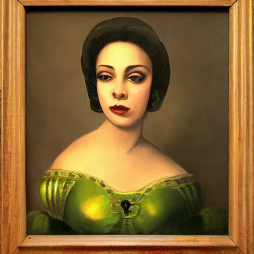 Image similar to Vivian-Vitruvianita painting by Anthony-Voncellinio
