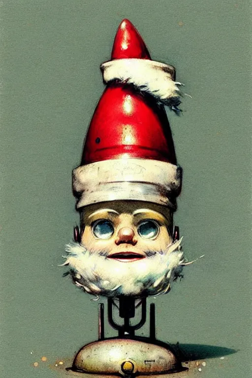 Image similar to ( ( ( ( ( 1 9 5 0 s retro robot knome. muted colors. ) ) ) ) ) by jean - baptiste monge!!!!!!!!!!!!!!!!!!!!!!!!!!!!!!