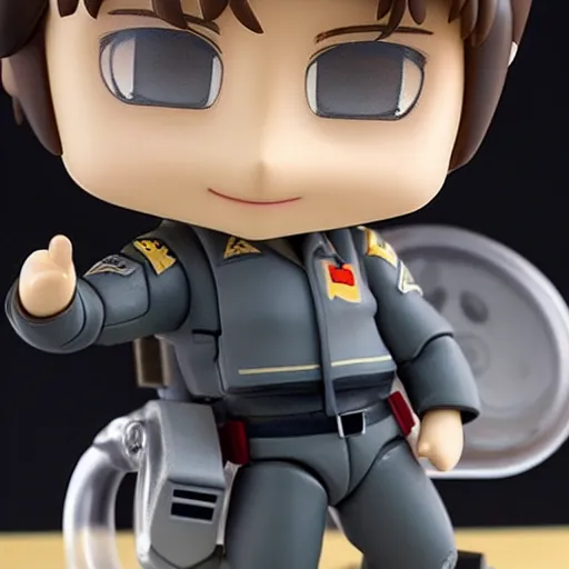 Prompt: tom cruise as nendoroid as a jet pilot as nendoroid action movie as nendoroid, kodak film