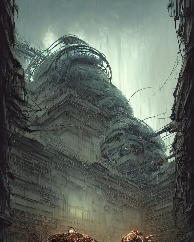 Image similar to low angle shot of a cyberpunk robot character in chernobyl, intricate, elegant, highly detailed, centered, digital painting, artstation, concept art, smooth, sharp focus, illustration, artgerm, tomasz alen kopera, peter mohrbacher, donato giancola, joseph christian leyendecker, wlop, boris vallejo