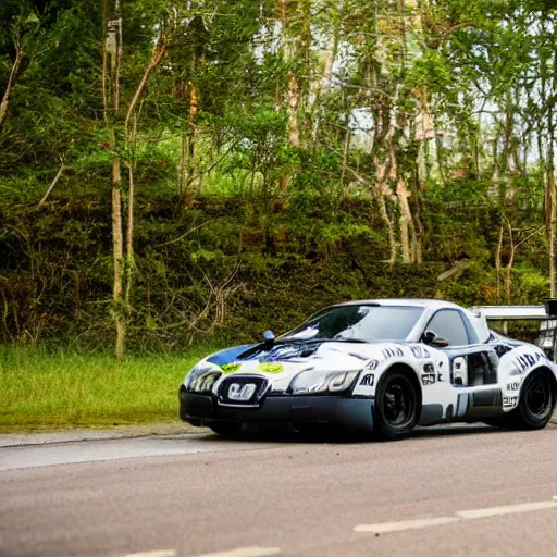 Image similar to Japanese race car on a rural highway