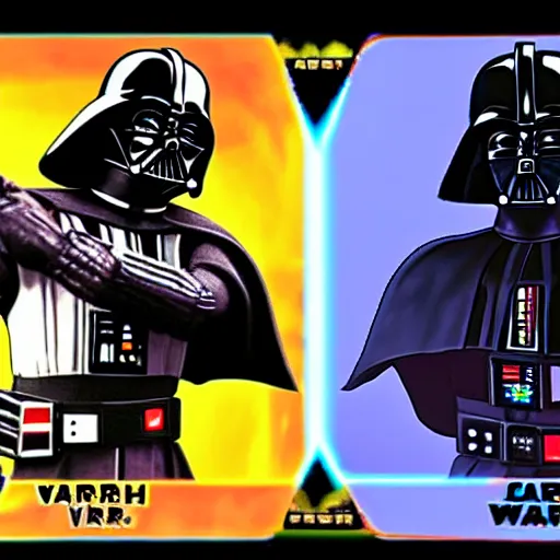 Image similar to Darth Vader in Mortal Kombat 3