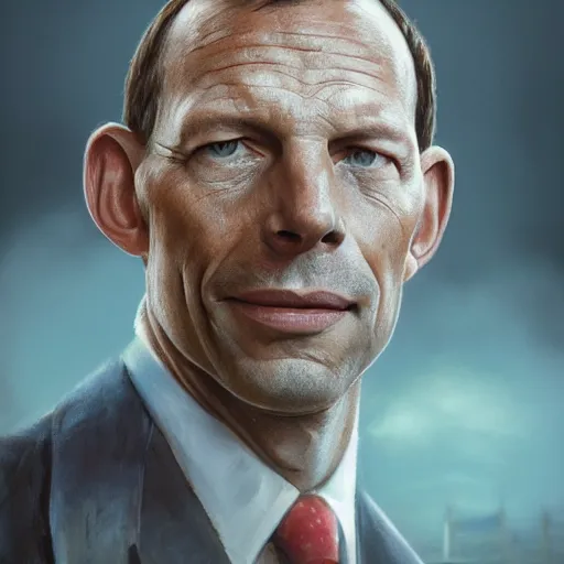 Prompt: portrait of Tony Abbott in dragqueen, by greg rutkowski, very coherent, hyper realism, high detail, vivid colors, octane render, unreal engine, 8k, Smooth gradients, High contrast, depth of field by Jacek Yerka