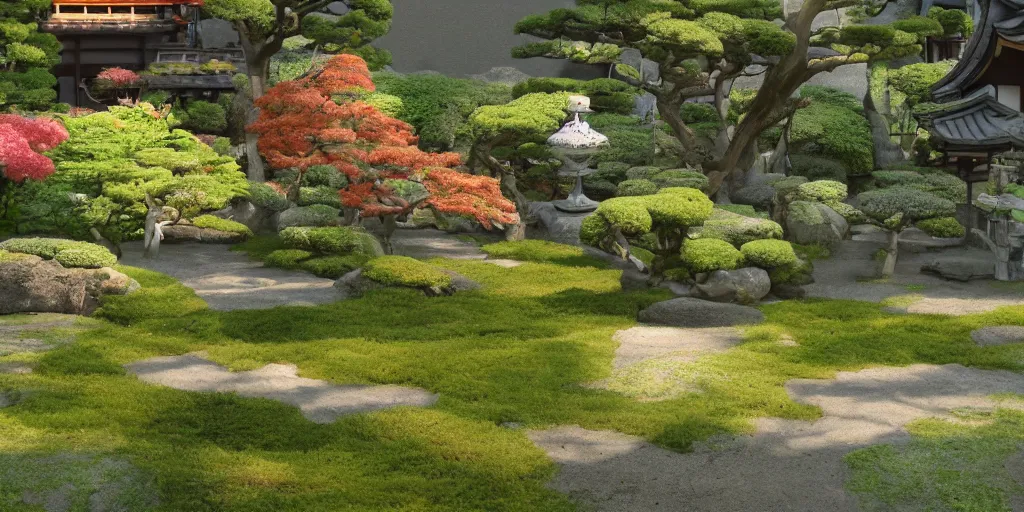 Jardin japonais miniature – un concentré du monde  Japanese garden plants,  Miniature zen garden, Japanese garden