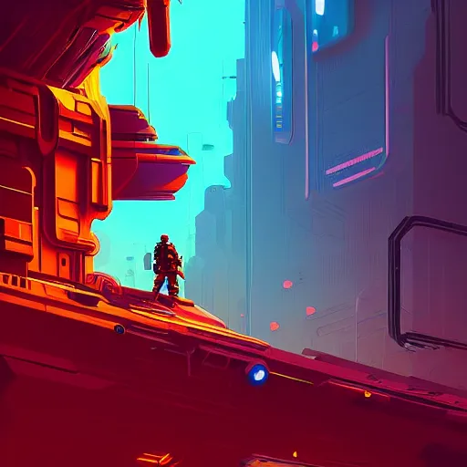 Image similar to cyberpunk boba fett in a scenic environment, cyberpunk style, artwork by anton fadeev