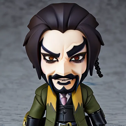 Image similar to epic action photograph of cute guy fawkes mask nendoroid, portrait, hyperdetailed, artstation, cgsociety, 8 k