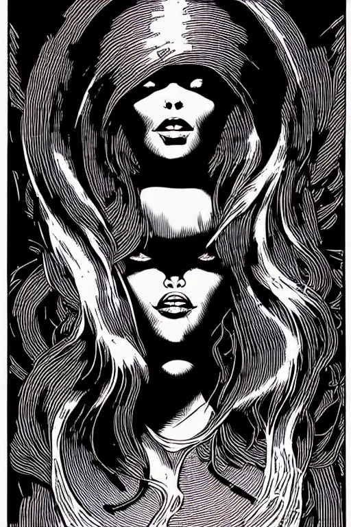 Image similar to portrait of a woman by Philippe Caza