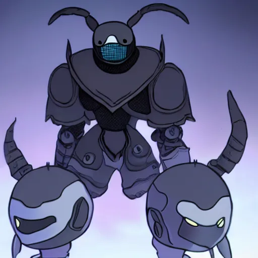 Image similar to human wearing hollow knight armor