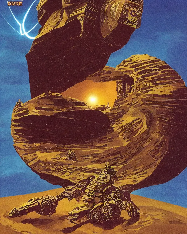 Image similar to dune vhs cover by chris foss