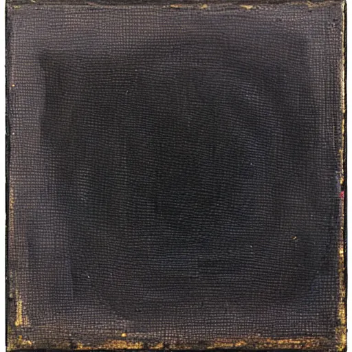 Image similar to a painting of a black square, by Kazimir Malevich