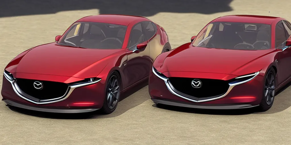 Image similar to “2022 Mazda REPU, high detail, ultra realistic, 4K HD”