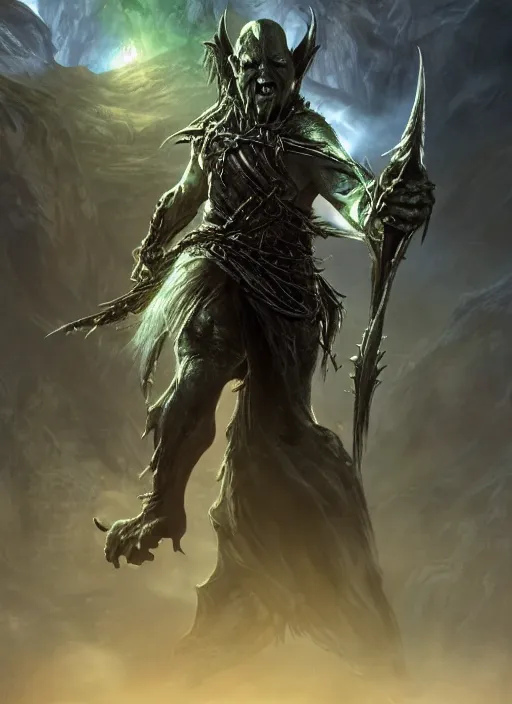 Prompt: tarnished orc, ultra detailed fantasy, elden ring, realistic, dnd character portrait, full body, dnd, rpg, lotr game design fanart by concept art, behance hd, artstation, deviantart, global illumination radiating a glowing aura global illumination ray tracing hdr render in unreal engine 5