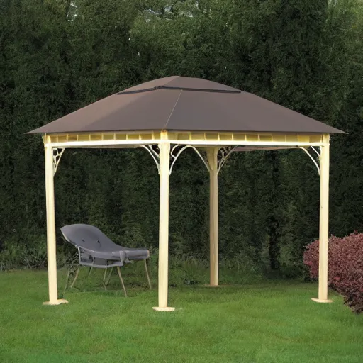 Image similar to distraught gazebos gretchen the horror