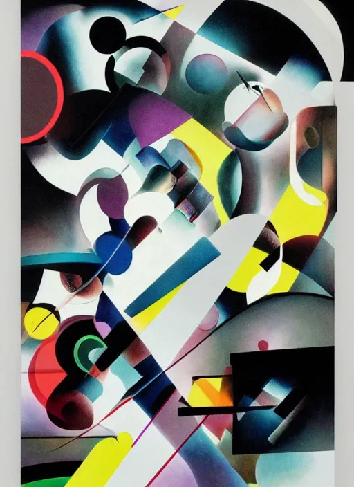 Image similar to futuristic fine lasers tracing, futuristic japan rural nature touring and ceramics, steven meisel, kaws, rolf armstrong, mondrian, kandinsky, perfect geometry abstract acrylic, octane hyperrealism photorealistic airbrush collage painting, dark monochrome, fluorescent colors, minimalist rule of thirds, eighties eros