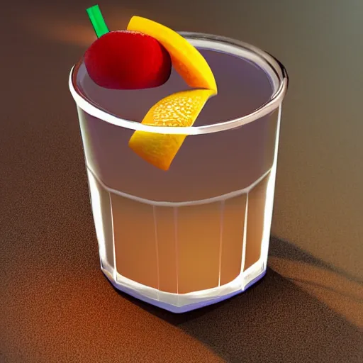 Image similar to photorealistic dreamy drink