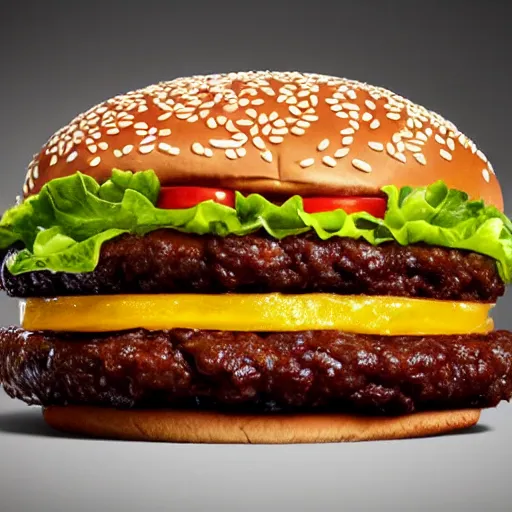 Image similar to The new item on the McDonalds menu, the WET BURGER. It's a burger that's also wet. Promotional food photo