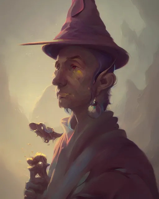 Image similar to portrait of a wizard by peter mohrbacher. photographic, photography. trending on artstation